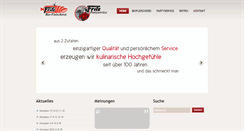 Desktop Screenshot of partyservice-fritz.de