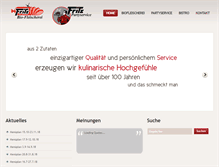 Tablet Screenshot of partyservice-fritz.de